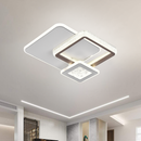Lustra LED NYXORA 51W, 3 Patrate, lumina Rece/Calda/Neutra, Alb Lustre LED Default Title Alessandro Design