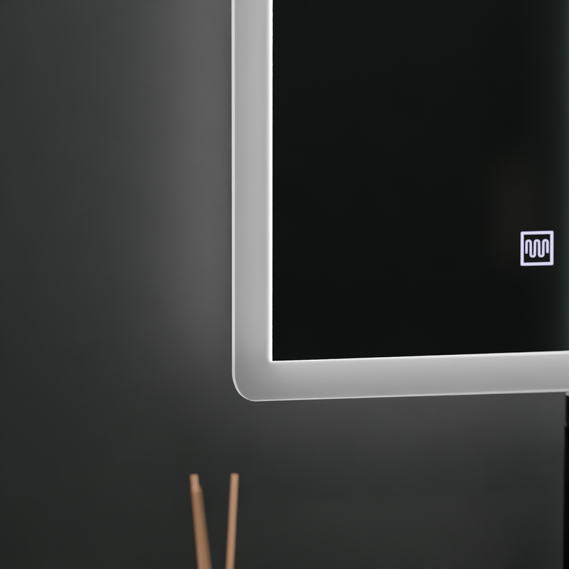 Oglinda LED Rentagulara, 80x60cm, Touch VENERA , Sistem Dezaburire,Dimabila