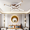 Lustra LED cu Telecomanda AXIAL, 54W, 4 Elemente, Lumina Rece/Clada/Neutra, Dimabila, Alb Lustre LED cu Telecomanda Default Title Alessandro Design