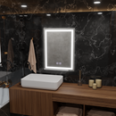 Oglinda LED Rectangulara, 50x70cm, RADIANTE Touch, Sistem Dezaburire, Dimabila