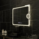 Oglinda LED Rectangulara, 80x60cm, Eclat MotionGlow Marcello, Sistem Dezaburire, Ceas & Termometru, Lupa Cosmetica, Dimabila Oglinzi Marcello Default Title Alessandro Design