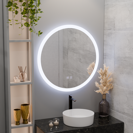 Oglinda LED Rotunda, 70cm, Noxia Touch, Sistem Dezaburire, Dimabila Oglinzi Korman E Default Title Alessandro Design