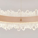 Lustra LED suspendata cu Telecomanda NIVALIS Duo 127W, Cercuri 60x80cm, lumina Rece/Calda/Neutra, Dimabila,Inaltime Reglabila, Auriu Lustre LED cu Telecomanda Default Title Alessandro Design