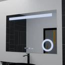 Oglinda LED Rectangulara, 80x60cm, ABSOLU MotionGlow Marcello, Sistem Dezaburire, Ceas & Termometru, Lupa Cosmetica, Dimabila Oglinzi Marcello Default Title Alessandro Design