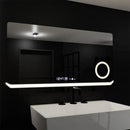 Oglinda LED Rectangulara, 80x60cm, Definition MotionGlow Marcello, Sistem Dezaburire, Ceas & Termometru, Lupa Cosmetica, Dimabila Oglinzi Marcello Default Title Alessandro Design