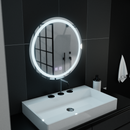 Oglinda LED Rotunda, 60cm, Lucea Touch, Sistem Dezaburire, Dimabila