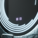 Oglinda LED Rotunda 70cm Lira Verità Touch Sistem Dezaburire Dimabila