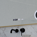 Oglinda LED Senzor MotionGlow Rosalia 80x60 cm Lumina Calda/Rece/Neutra Dimabila Sistem Dezaburire Termometru Ceas Colectia Marcello Funghi