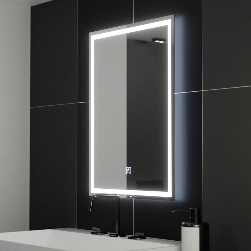 Oglinda LED Rectangulara, 50x70cm, FRAME Basic Touch