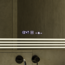 Oglinda LED Rectangulara, 110x65cm, Venezia Senzor MotionGlow Marcello, Sistem Dezaburire, Ceas & Termometru, Dimabila