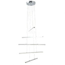 Lustra LED suspendata cu telecomanda si cristal LIBORIA 64W, lumina Rece/Calda/Neutra, Dimabila, Crom Lucios Lustre LED cu Telecomanda Default Title Alessandro Design