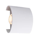 Fantas Aplica LED de Exterior si Interior, 2 Surse x 1W, IP65, Metalic, Alb, 3000K