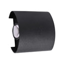 Fantas Aplica LED de Exterior si Interior, 2 Surse x 1W, IP65, Metalic, Negru, 3000K Aplice de Exterior Default Title Alessandro Design