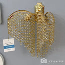 Aplica Cristal Sapphire 2x E27 Auriu Lucios Lucios, Siraguri de cristale