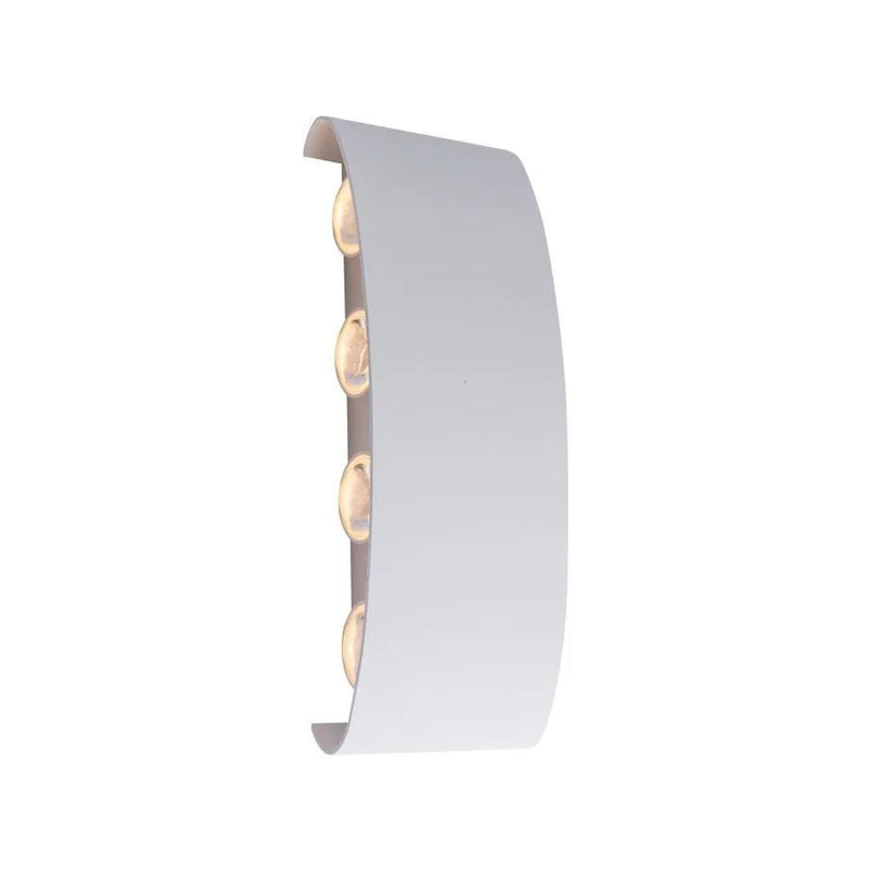 Fantas Aplica LED Interior/Exterior, 8 Surse x 1W, IP65, Alb, 3000K