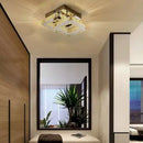 Lustra LED cu cristal JEREMIAH 48W, 2 Patrate, lumina Rece/Calda/Neutra, Dimabila, Crom Lucios