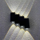 Aplica LED de Exterior Aeetes, 8W, Metal, Negru