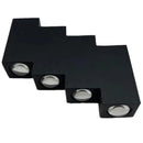 Aplica LED de Exterior Aeetes, 8W, Metal, Negru