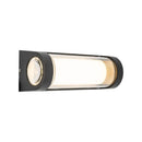 Aplica LED de Exterior Han, 8W, Metal, Negru