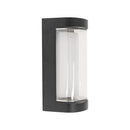 Aplica LED de Exterior Han, 8W, Metal, Negru
