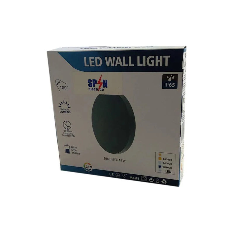 Aplica LED de Exterior Matia 12W 3000K IP65 Gri