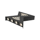 Aplica LED de Exterior Retelis, 12W, Metal, Negru