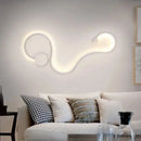 Aplica LED Deborah 38W Decorativa Lumina Rece/Calda/Neutra Metal si SIlicon Alb Aplice de Interior Default Title Alessandro Design