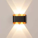 Aplica LED Exterior Ellis 4W Auriu Negru Aplice de Exterior Default Title Alessandro Design