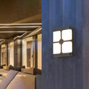 Aplica LED Exterior Timeea, 18W, Negru, 6000K