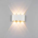 Fantas Aplica LED de Exterior si Interior, 6 Surse x 1W, IP65, Metalic, Alb, 3000K