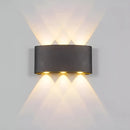 Fantas Aplica LED de Exterior si Interior, 6 Surse x 1W, IP65, Metalic, Negru, 3000K Aplice de Exterior Default Title Alessandro Design
