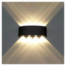 Fantas Aplica LED de Exterior si Interior, 8 Surse x 1W, IP65, Metalic, Negru, 3000K