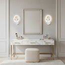 Aplica LED DAISY, 14W, Lumina Rece/Calda/Neutra, Alb cu Cristal Aplice de Interior Default Title Alessandro Design