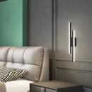 Aplica LED Lyra, 18W, Acril, Alb Negru