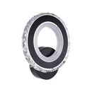 Aplica LED NOVA Rotonda, 16W, Negru & Inox, lumina Calda/Rece/Neutra