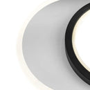 Aplica LED SMALON 27W, 2 Cercuri, lumina Rece/Calda/Neutra, Alb Negru