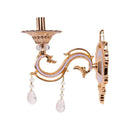 Aplica Nicholas, 1xE14, Lila cu Auriu, Metal si Cristal