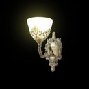 Aplica Rustic COTTAGE, 1*E27, Bronz, Metal si Sticla