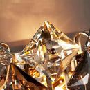 Aplica Yasmina 2*E14, Metal si Cristal, Argintiu