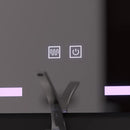 Oglinda LED Rectangulara 60x80cm, Touch Vesta, Sistem Dezaburire, Dimabila