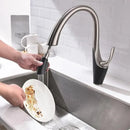 Baterie Bucatarie cu Dus Extractibil, Alama Sanitara, Crom, W058