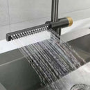 Baterie Bucatarie cu Dus Extractibil Inox Argintiu Cu Functie Cascada YB1500S Baterii de Bucatarie Default Title Alessandro Design