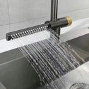 Baterie Bucatarie cu Dus Extractibil Inox Gri Cu Functie Cascada YB1500N Baterii de Bucatarie Default Title Alessandro Design