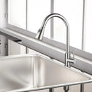 Baterie Bucatarie cu Dus Extractibil, Inox SUS304, Satinat, CF017 Baterii de Bucatarie Default Title Alessandro Design