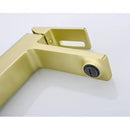 Baterie Lavoar Monocomanda Cartus Ceramic Alama Sanitara Auriu Satin Racorduri si Kit Fixare Incluse 9807D