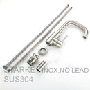 Baterie Lavoar, Inox SUS304, Satinat, MP007 Baterii de Baie Default Title Alessandro Design