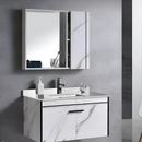 Set Mobilier pentru Baie CORFU, 60x48cm, 2 Piese, Negru si Alb Mobilier Baie Default Title Alessandro Design