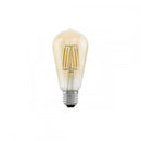 Bec Led Edison ST64, E27, 4W, Lumina Rece Calda Neutra