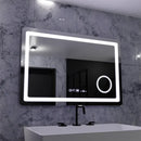 Oglinda LED Rectangulara, 90x60cm, Souverain MotionGlow Marcello, Sistem Dezaburire, Ceas & Termometru, Lupa Cosmetica, Dimabila Oglinzi Marcello Default Title Alessandro Design