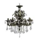 Candelabru Cristal SANSSOUCI Magno, 8xE14, Diametru 65cm, Alama Antichizata Candelabre Clasice Default Title Alessandro Design